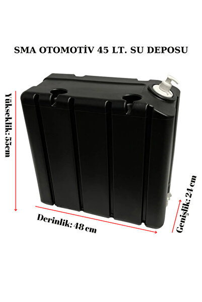 Genel Markalar Karavan, Römork, Dorse, Bahçe, Piknik, Off-Road, Outdoor, Tekne, Yat, 45 Litre Plastik Su Deposu