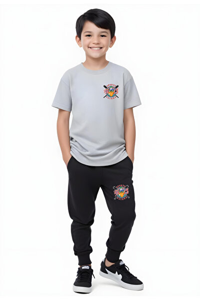 panios kids Baseball Printed Boy's Double Pocket Bottom-Top Set
