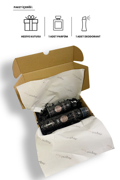 prova Özel Gün Hediye Kutulu Black Option Edp Kadın Parfüm 120 ml Ve Deodorant 150 ml