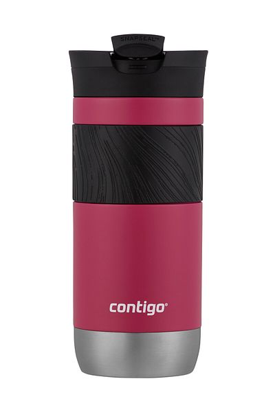 Contigo كوب حراري Snapseal Byron سعة 470 مل، كوب معزول من الفولاذ المقاوم للصدأ، كوب مفرغ من الهواء.