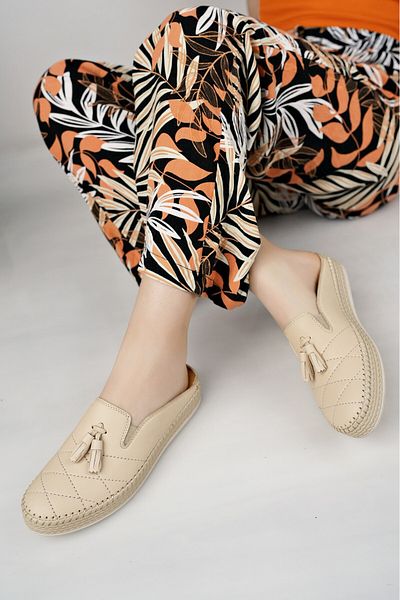 Diego Carlotti Genuine Leather Women's Casual Slippers Shoes Dd9751
