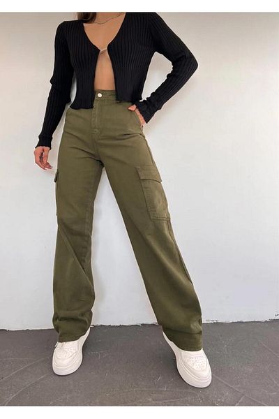 Asia Palazzo Jean Cargo Pocket Pant
