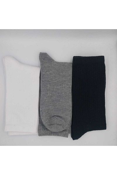 Moonrise Socks Set of 6 Tennis Sports Socks Basic Box