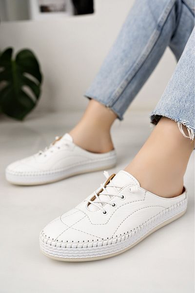 Diego Carlotti Genuine Leather Women's Casual Slippers Shoes Dd9752