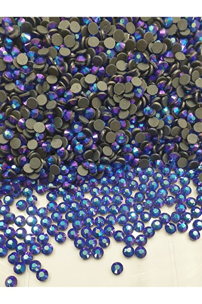 CRYSTALSHOP Dmc Hotfix Ss20 Sapphire AB - حجر لاصق بالكي، 25 جرام - 400 قطعة