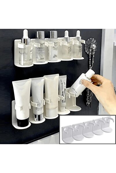 Yenimiyeni Tutacaklı 5 Yuvalı Banyo Mutfak Rafı