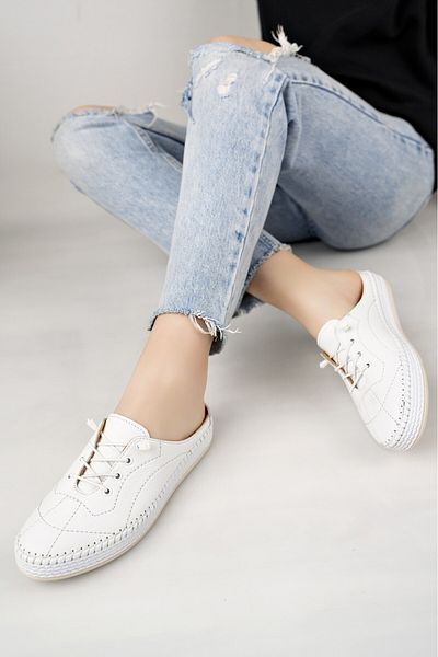Diego Carlotti Genuine Leather Women's Casual Slippers Shoes Dd9752