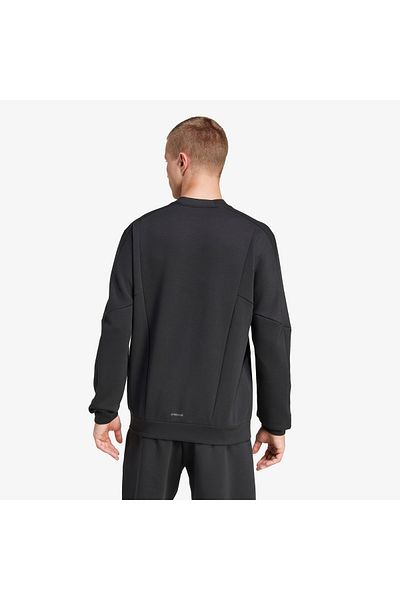 adidas Navrženo pro pánskou černou mikinu Training Crew
