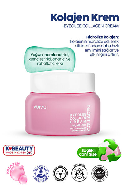 byeolee Kolajen Kore Krem Botoks Etkili Canlandırıcı Nemlendirici Kırışıklık ...