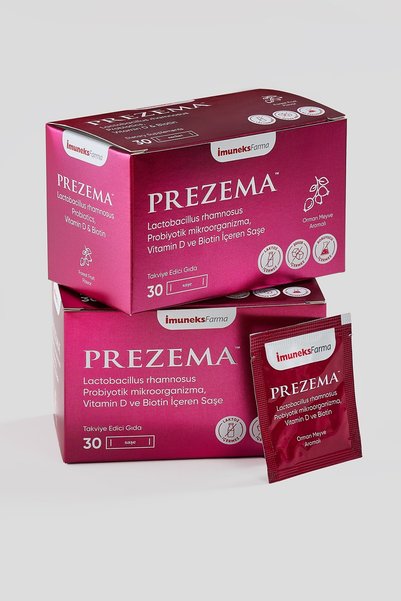 Imuneks Farma بريزما ™   مكمل غذائي لاكتوباكيلوس رامنوسوس يحتوي على بروبيوتيك وفيتامين د والبيوتين 30 كيس