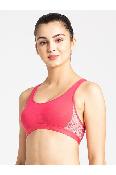 JOCKEY Active Racer Back Bra 1381-01 Pnk