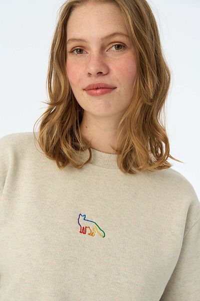 WWF Market Crop Sweatshirt - Nopeli Gray