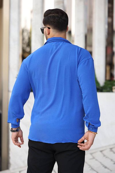 CAN Men's Blue Summer Aerobin Shirt