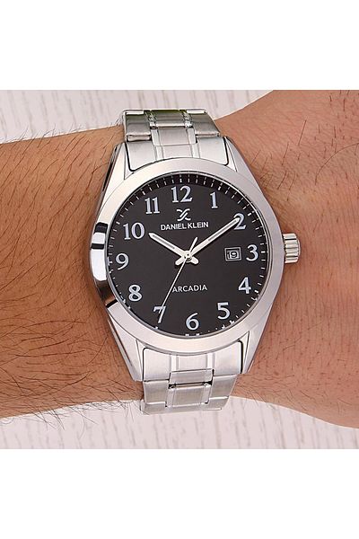 Daniel Klein Dk.1.13691-2 Steel Plated Metalic Color Men's Wrist Watch