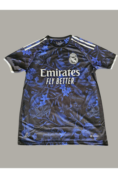 Alaturka Mix Vinicius Junior VİNİ JR 7 Real Madrid' Özel Konsept Forması (Mavi)