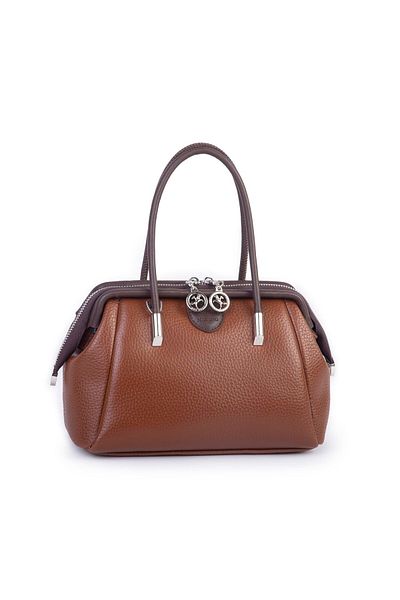 Nas Bag Geantă de mână și crossbody de damă vintage maro maro Lopez