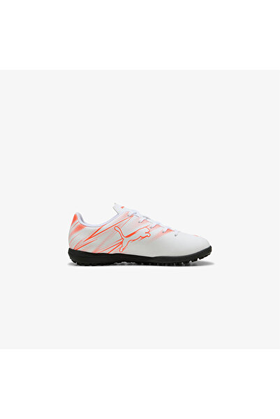 Puma White Boys' Football Shoes 10748113-Attacanto Tt Jr White