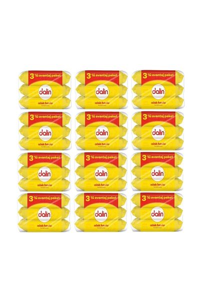 Dalin Wipes Tem. Refil 3 X 12 Pieces