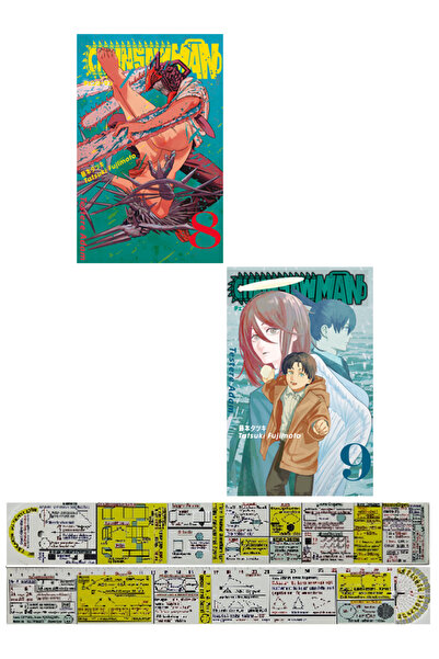 Gerekli Şeyler Yayıncılık Chainsaw Man 8-9. Ciltler Manga Seti + Mat. Öğreten...