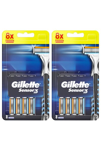 Gillette Sensor3 8 Blade X2 Pieces