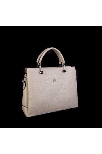 Nas Bag Τσάντα με μοτίβο κροκόδειλου Nas Bskl με λεπτομέρεια πίσω τσέπης