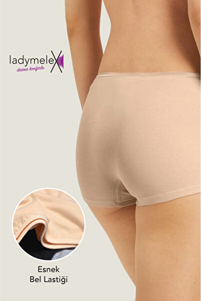 LadyMelex Γυναικείο σορτς μπόξερ μονόχρωμο, εσώρουχα και κολάν σορτς 100% από μαλακό ύφασμα