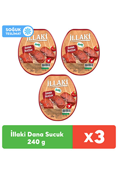 Pınar İllaki Dana Sucuk 240 G X 3 Adet