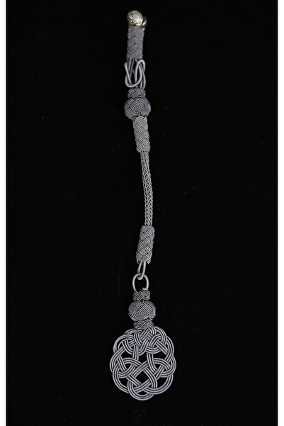 Black Sea Port Trabzon Handwork Hand Knitted Kazaz Gray Imame Tassel