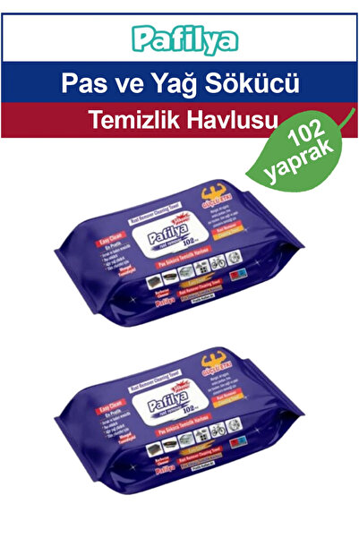 Pafilya Pas ve Yağ Sökücü Yüzey Temizlik Havlusu 2 Paket