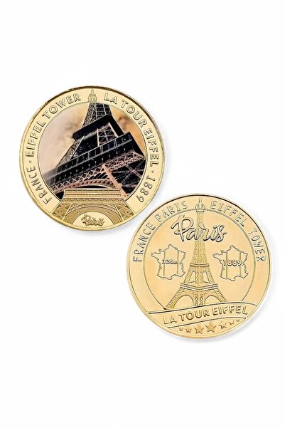 Solfera Eyfel Kulesi Eiffel Tower Paris Fransa Anı Koleksiyon Metal Hatıra Pa...