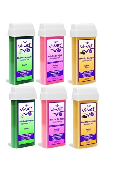 Vi-vet Kartuş Roll-on Pudralı-Naturel-Azulen x2