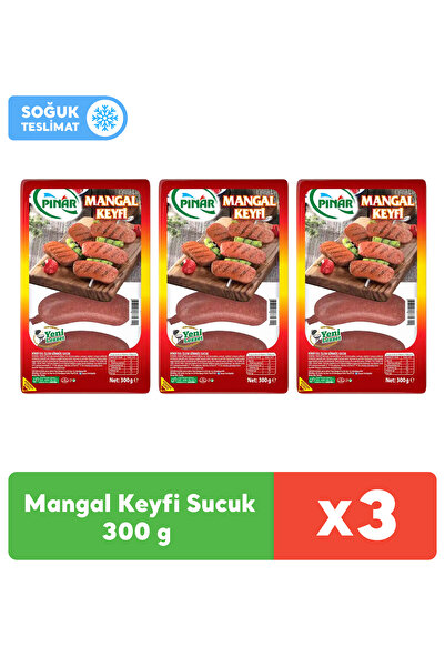 Pınar Mangal Keyfi Hindi Sucuk 300 G X 3 Adet