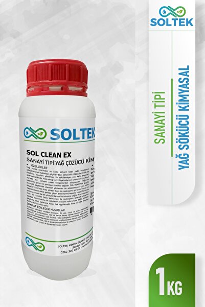 SOLTEK KİMYA Ağır Gıda Yağı Sökücü Davlumbaz Temizleyici Sol Clean Ex