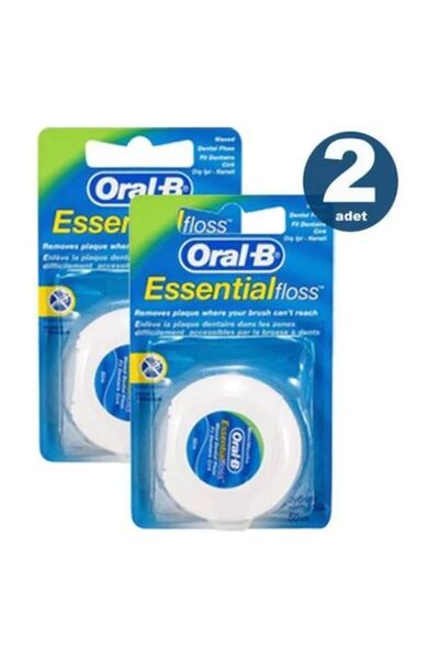Oral-B Diş Ipi Essential FlossNANELİ X2 Adet