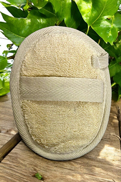 EM AMANOS BEAUTY Doğal Kabak Lifi Vücut Oval Peeling Kesesi Cilt Yenileyici Etki Selülit Siyah Nokta Karşıtı