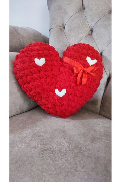 MEHA Puffy Heart Pillow for Valentine's Day