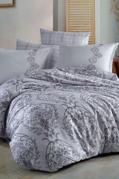 Clasy Olinda Lilac Single 100% Cotton Quilt Set 155*215 cm