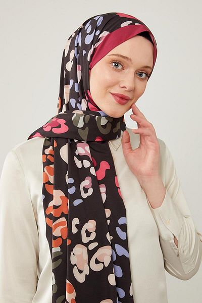 Levidor Plum Patterned Elegance Shawl