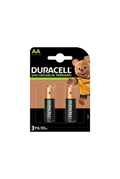 Duracell Şarjlı Pil Kalem 2 Li 1300 AA