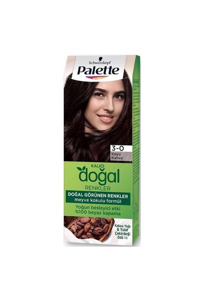 Palette Doğal Renkler .3-0 Koyu Kahve