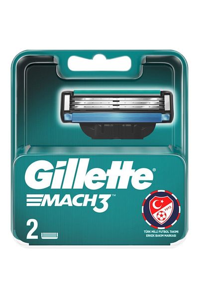 Gillette Mach-3 Razor - Set of 2 Heads