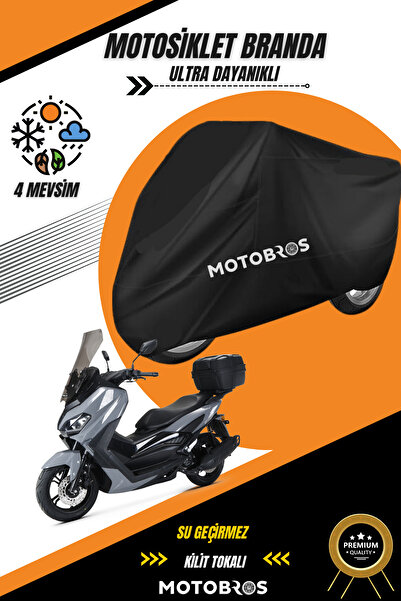 Motobros قماش القنب للدراجات النارية Kuba Novax 50 أسود مقاوم للماء ومتين (أع...