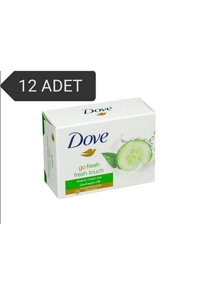 Dove Cream Bar Beauty Soap 100 Gr. Fresh Touch X 12 Pieces