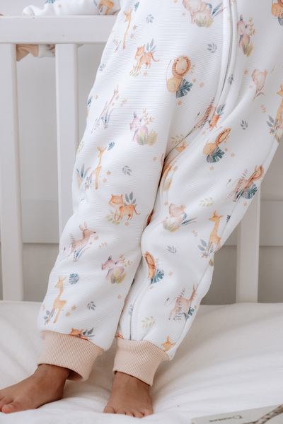 Lilabio Girls Boys Thick Fiber Filled 2 Tog Cotton Patterned Sleeping Bag