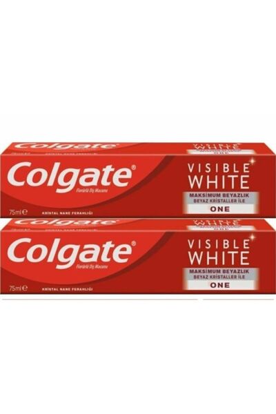 Colgate Toothpaste 75 ml Visible White X2 Pieces