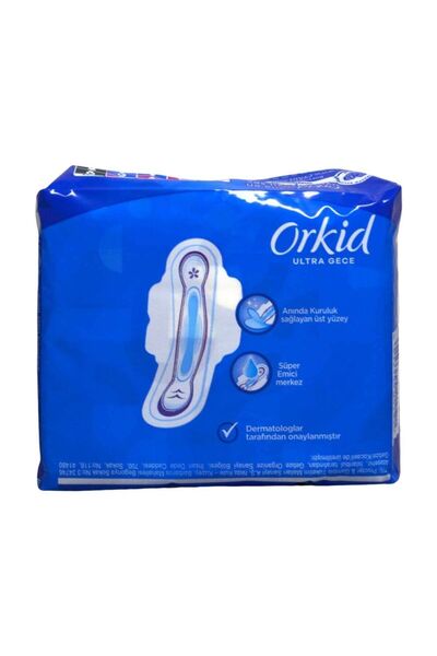 Orkid Ultra Gece & Gündüz Hijyenik Ped 6lı