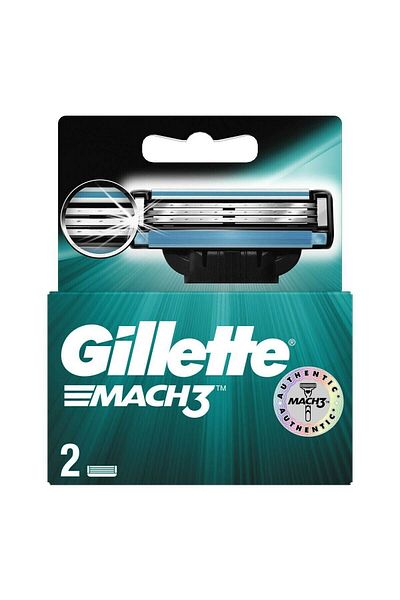 Gillette Mach-3 Razor - Set of 2 Heads