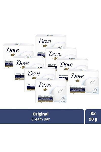 Dove Cream Bar 90Gr Original X8 Pieces