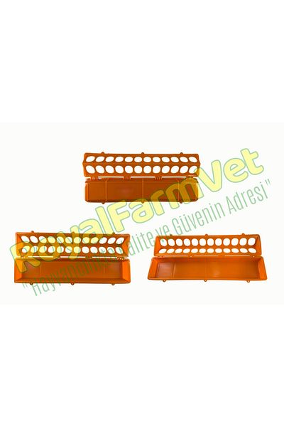 RoyalFarmVet 50X10 cm 3 Pcs. Chicken, Chick, Pheasant and Quail Food Drinker