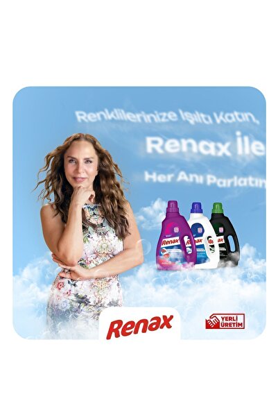 RENAX Sıvı Çamaşır Deterjanı 2520 ml - 3 Lü Paket (Renkliler + Beyazlar + Siyahlar)